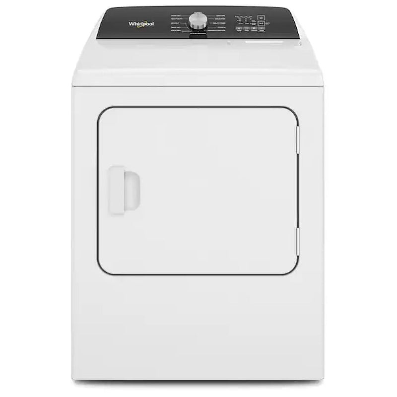 Whirlpool WGD5050LW Gas Dryer, 7 cu. ft. Dryer Capacity, 12 Dry Cycles, Steam Clean, 4 Temperature Settings, Vented, White colour