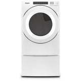 Whirlpool WGD560LHW Gas Dryer, 7.4 cu. ft. Dryer Capacity, 36 Dry Cycles, 4 Temperature Settings, Vented, Stackable, White colour