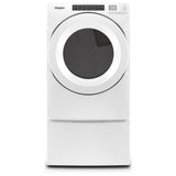 Whirlpool WGD5620HW Gas Dryer, 7.4 cu. ft. Dryer Capacity, 36 Dry Cycles, 4 Temperature Settings, Vented, Stackable, White colour