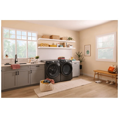 Whirlpool WGD5720RU Gas Dryer, 27.0 inch Width, 7.4 cu. ft. Capacity, Stackable, Black colour