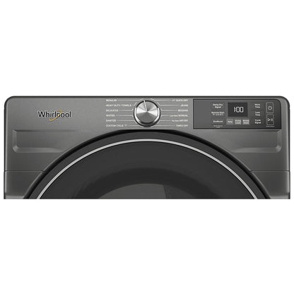 Whirlpool WGD5720RU Gas Dryer, 27.0 inch Width, 7.4 cu. ft. Capacity, Stackable, Black colour