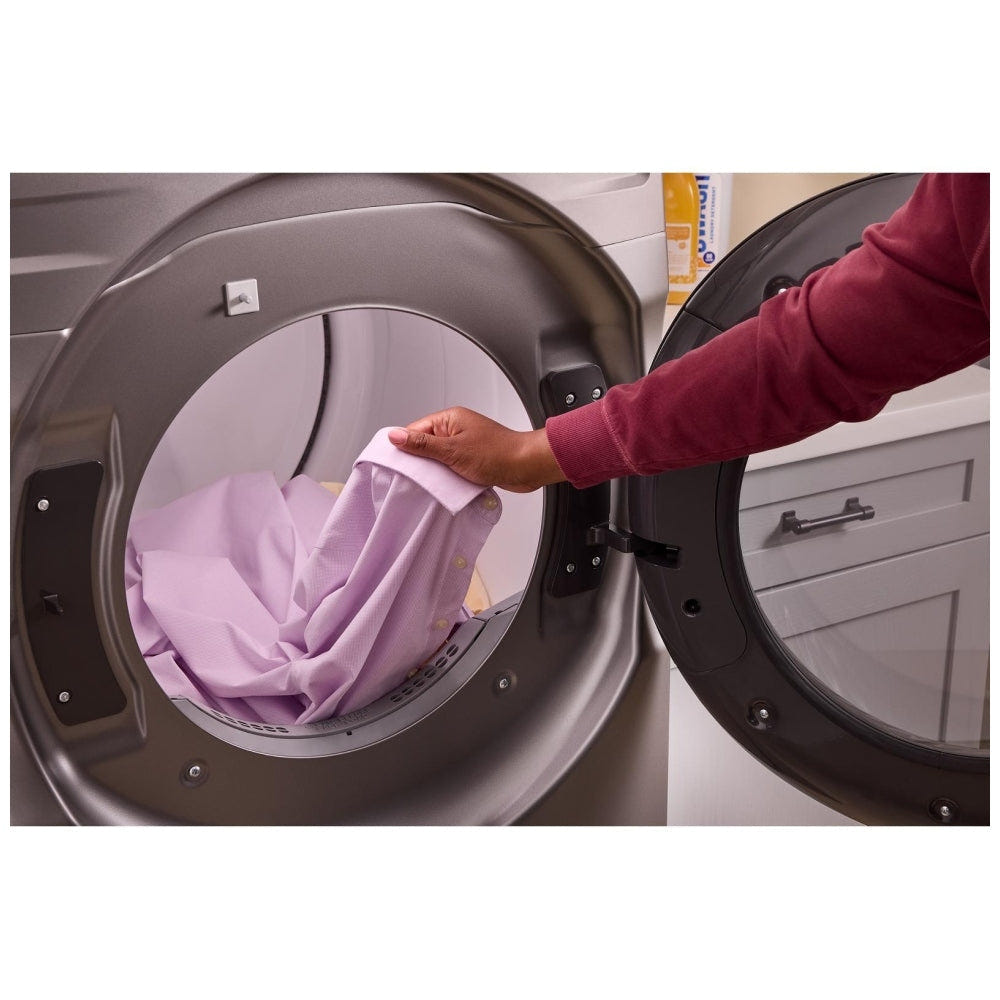 Whirlpool WGD5720RU Gas Dryer, 27.0 inch Width, 7.4 cu. ft. Capacity, Stackable, Black colour