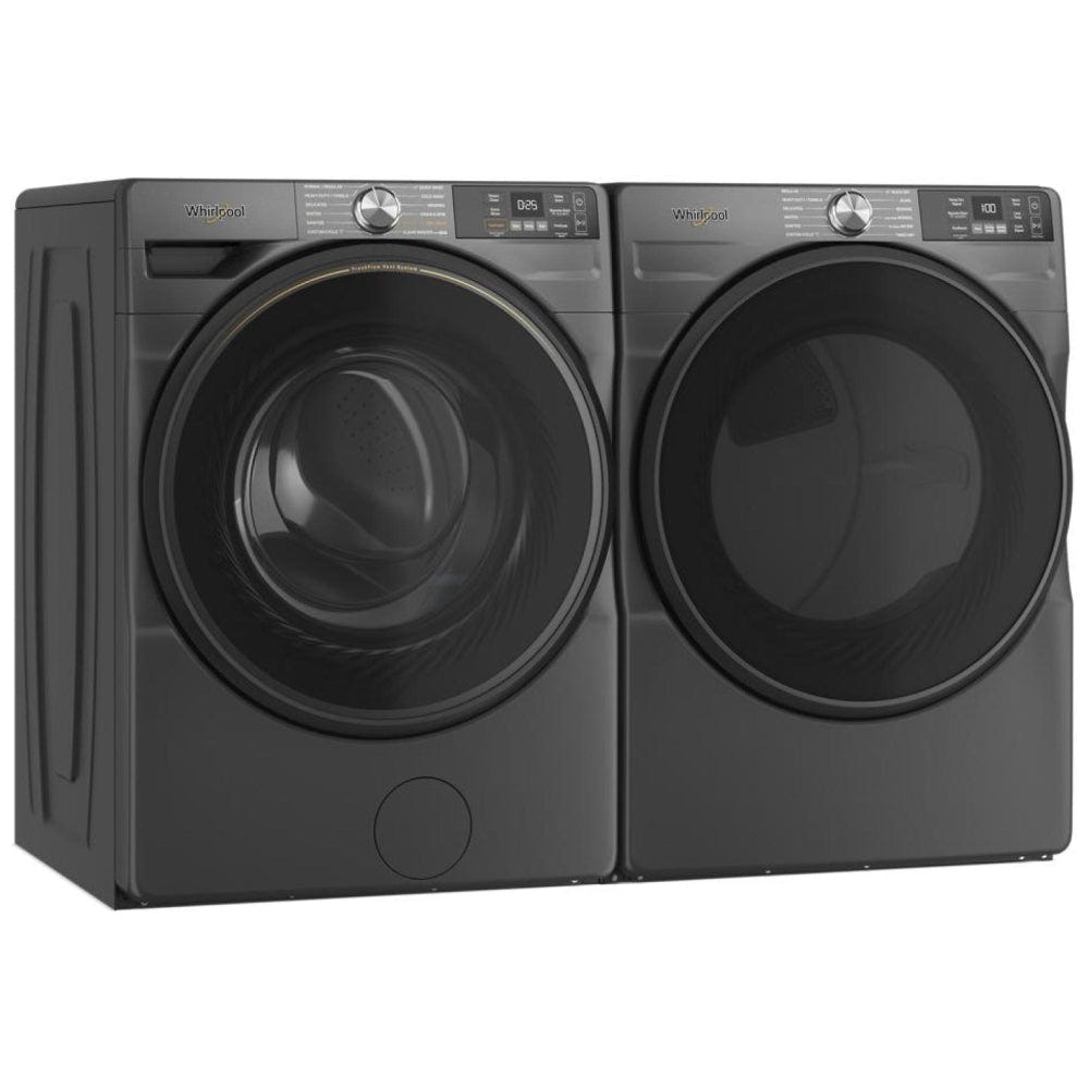 Whirlpool WGD5720RU Gas Dryer, 27.0 inch Width, 7.4 cu. ft. Capacity, Stackable, Black colour