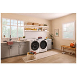 Whirlpool WGD5720RW Gas Dryer, 7.4 cu. ft. Dryer Capacity, 12 Dry Cycles, 5 Temperature Settings, Vented, Stackable, Wifi Enabled, White colour