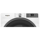 Whirlpool WGD5720RW Gas Dryer, 7.4 cu. ft. Dryer Capacity, 12 Dry Cycles, 5 Temperature Settings, Vented, Stackable, Wifi Enabled, White colour