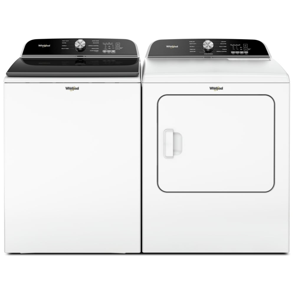 Whirlpool WGD6150PW Gas Ga Dryer, 29 inch Width, 7 cu. ft. Capacity, 4 Temperature Settings, White colour