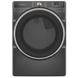 Whirlpool WGD6720RU Gas Dryer, 7.4 cu. ft. Dryer Capacity, 12 Dry Cycles, Steam Clean, Vented, Stackable, Wifi Enabled, Black colour