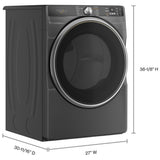 Whirlpool WGD6720RU Gas Dryer, 7.4 cu. ft. Dryer Capacity, 12 Dry Cycles, Steam Clean, Vented, Stackable, Wifi Enabled, Black colour