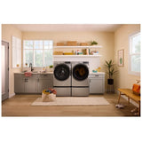 Whirlpool WGD6720RW Gas Dryer, 7.4 cu. ft. Dryer Capacity, 12 Dry Cycles, Steam Clean, Vented, Stackable, Wifi Enabled, White colour