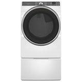 Whirlpool WGD6720RW Gas Dryer, 7.4 cu. ft. Dryer Capacity, 12 Dry Cycles, Steam Clean, Vented, Stackable, Wifi Enabled, White colour