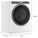 Whirlpool WGD6720RW Gas Dryer, 7.4 cu. ft. Dryer Capacity, 12 Dry Cycles, Steam Clean, Vented, Stackable, Wifi Enabled, White colour