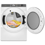 Whirlpool WGD6720RW Gas Dryer, 7.4 cu. ft. Dryer Capacity, 12 Dry Cycles, Steam Clean, Vented, Stackable, Wifi Enabled, White colour
