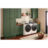 Whirlpool WGD6720RW Gas Dryer, 7.4 cu. ft. Dryer Capacity, 12 Dry Cycles, Steam Clean, Vented, Stackable, Wifi Enabled, White colour