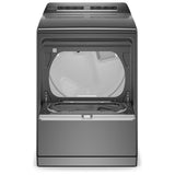 Whirlpool WGD8127LC Gas Dryer, 7.4 cu. ft. Dryer Capacity, 36 Dry Cycles, Steam Clean, Vented, Wifi Enabled, Chrome Shadow colour