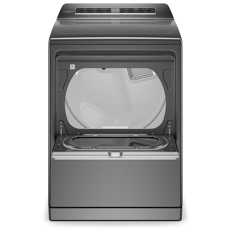 Whirlpool WGD8127LC Gas Dryer, 7.4 cu. ft. Dryer Capacity, 36 Dry Cycles, Steam Clean, Vented, Wifi Enabled, Chrome Shadow colour