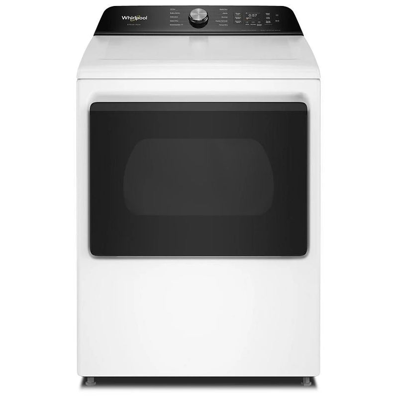 Whirlpool WGD8509TW Gas Dryer, 7.5 cu. ft. Dryer Capacity, 10 Dry Cycles, Steam Clean, 5 Temperature Settings, Vented, Wifi Enabled, White colour