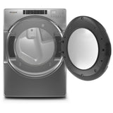 Whirlpool WGD8620HC Gas Dryer, 7.4 cu. ft. Dryer Capacity, 37 Dry Cycles, Steam Clean, 5 Temperature Settings, Vented, Stackable, Chrome Shadow colour