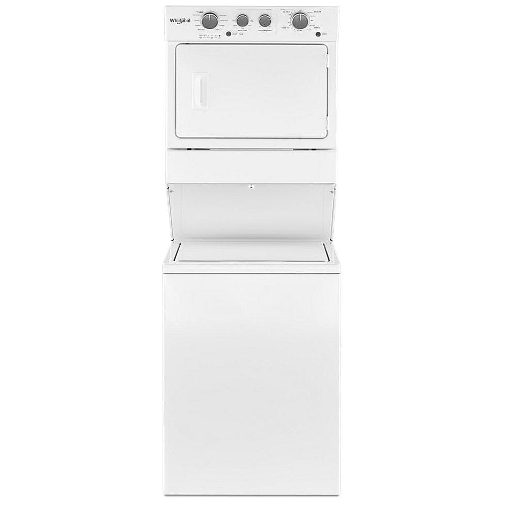 Whirlpool WGT4027HW 27 1/4 inch Width Washer & Dryer Set Laundry Center