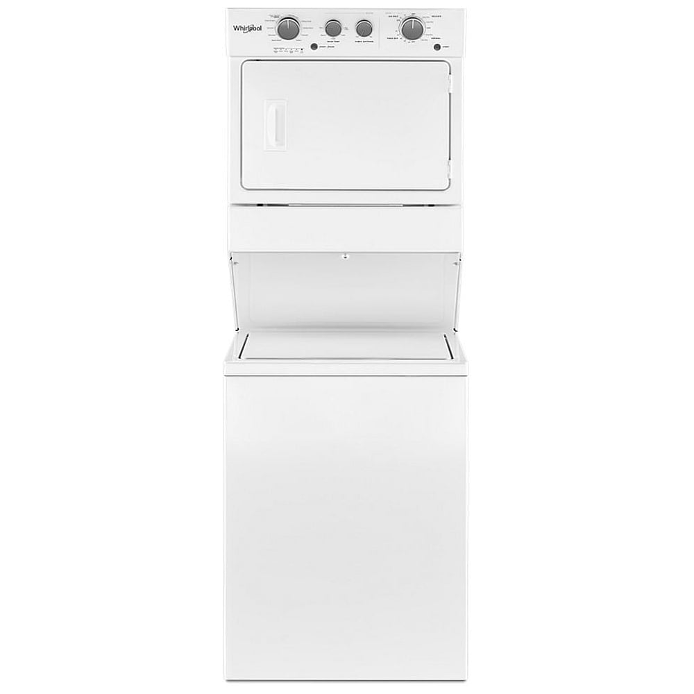 Whirlpool WGT4027HW 27 1/4 inch Width Washer & Dryer Set Laundry Center