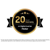 Samsung WH46DBH100EWAC Laundry Center, White colour