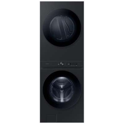 Samsung WH46DBH550EVAC Laundry Center All-in-One Washer Dryer Combo Front Load Washer & Dryer Set Electric Dryer Laundry Center, SmartDial AI Panel, Auto Dispenser, VRT+, Steam Wash Steam Dry, Laundry Hub, Black Stainless Steel colour