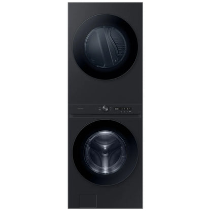 Samsung WH46DBH550EVAC Laundry Center All-in-One Washer Dryer Combo Front Load Washer & Dryer Set Electric Dryer Laundry Center, SmartDial AI Panel, Auto Dispenser, VRT+, Steam Wash Steam Dry, Laundry Hub, Black Stainless Steel colour