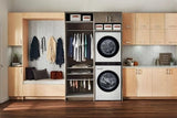 LG WKE100HWA Laundry Center, WashTower, AI DD, White colour
Washer: 5.2 cu. ft. Capacity, 27 inch Width, 6 Wash Cycles, 5 Temperature Settings, ENERGY STAR Certified, 1,300 RPM Spin Speed, Water Heater, Wifi Enabled
Dryer: 7.4 cu. ft. Capacity