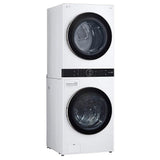 LG WKE100HWA Laundry Center, WashTower, AI DD, White colour
Washer: 5.2 cu. ft. Capacity, 27 inch Width, 6 Wash Cycles, 5 Temperature Settings, ENERGY STAR Certified, 1,300 RPM Spin Speed, Water Heater, Wifi Enabled
Dryer: 7.4 cu. ft. Capacity