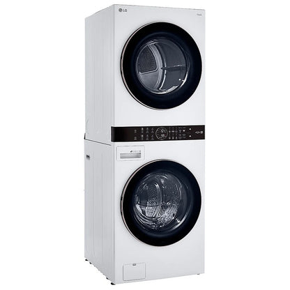 Single Unit Front Load LG WashTower™ with Centre Control™ 5.2 cu. ft. Washer and 7.4 cu. ft. Electric Dryer WKE100HWA