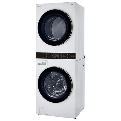 Single Unit Front Load LG WashTower™ with Centre Control™ 5.2 cu. ft. Washer and 7.4 cu. ft. Electric Dryer WKE100HWA