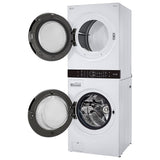 LG WKE100HWA Laundry Center, WashTower, AI DD, White colour
Washer: 5.2 cu. ft. Capacity, 27 inch Width, 6 Wash Cycles, 5 Temperature Settings, ENERGY STAR Certified, 1,300 RPM Spin Speed, Water Heater, Wifi Enabled
Dryer: 7.4 cu. ft. Capacity