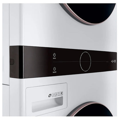 Single Unit Front Load LG WashTower™ with Centre Control™ 5.2 cu. ft. Washer and 7.4 cu. ft. Electric Dryer WKE100HWA