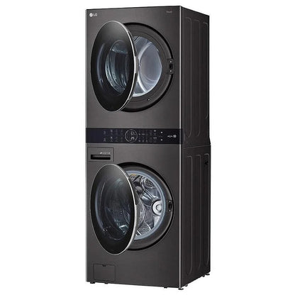 Single Unit Front Load LG WashTower™ with Centre Control™ 5.2 cu. ft. Washer and 7.4 cu. ft. Electric Dryer WKEX200HBA