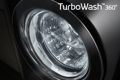 LG WKEX200HBA Single Unit Front Load Washer & Dryer Set - 5.2 cu. ft. Washer & 7.4 cu. ft. Electric Dryer