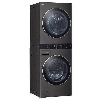 Single Unit Front Load LG WashTower™ with Centre Control™ 5.2 cu. ft. Washer and 7.4 cu. ft. Electric Dryer WKEX200HBA