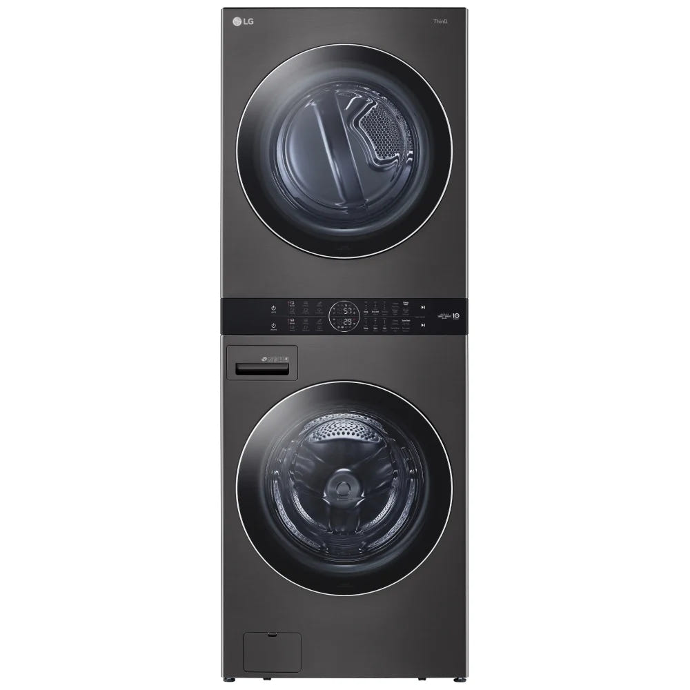 Single Unit Front Load LG WashTower™ with Centre Control™ 5.2 cu. ft. Washer and 7.4 cu. ft. Electric Dryer WKEX200HBA