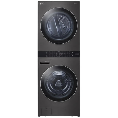Single Unit Front Load LG WashTower™ with Centre Control™ 5.2 cu. ft. Washer and 7.4 cu. ft. Electric Dryer WKEX200HBA