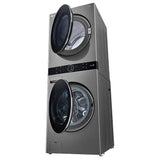 LG WKEX200HVA Laundry Center, Washtower, Graphite Steel colour
Washer: 5.2 cu. ft. Capacity, 27 inch Width, 8 Wash Cycles, Steam Clean, 1,300 RPM Spin Speed, Water Heater, Wifi Enabled
Dryer: 7.4 cu. ft. Capacity