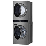 LG WKEX200HVA Laundry Center, Washtower, Graphite Steel colour
Washer: 5.2 cu. ft. Capacity, 27 inch Width, 8 Wash Cycles, Steam Clean, 1,300 RPM Spin Speed, Water Heater, Wifi Enabled
Dryer: 7.4 cu. ft. Capacity