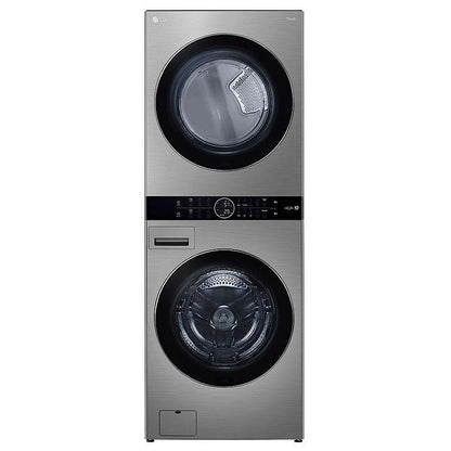 Single Unit Front Load LG WashTower™ with Centre Control™ 5.2 cu. ft. Washer and 7.4 cu. ft. Electric Dryer WKEX200HVA