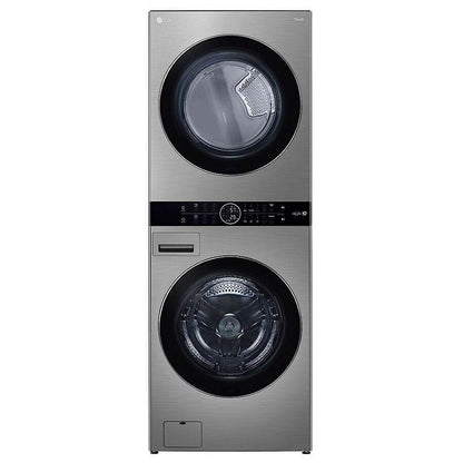 LG Single Unit Front Load WashTower™ with Centre Control™ 5.2 cu. ft. Washer and 7.4 cu. ft. Electric Dryer WKEX200HVA