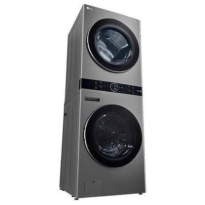 Single Unit Front Load LG WashTower™ with Centre Control™ 5.2 cu. ft. Washer and 7.4 cu. ft. Electric Dryer WKEX200HVA