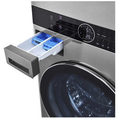 LG Single Unit Front Load WashTower™ with Centre Control™ 5.2 cu. ft. Washer and 7.4 cu. ft. Electric Dryer WKEX200HVA