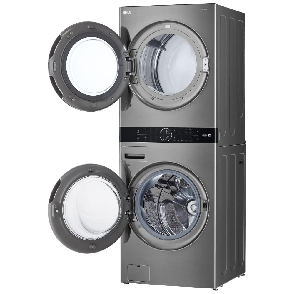 LG Single Unit Front Load WashTower™ with Centre Control™ 5.2 cu. ft. Washer and 7.4 cu. ft. Electric Dryer WKEX200HVA