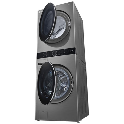 LG Single Unit Front Load WashTower™ with Centre Control™ 5.2 cu. ft. Washer and 7.4 cu. ft. Electric Dryer WKEX200HVA