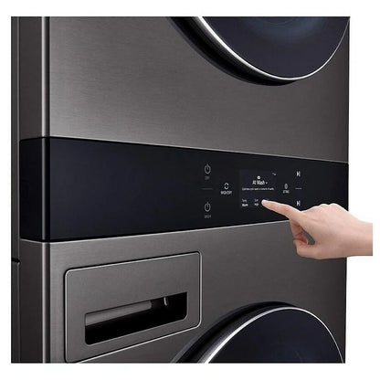 Single Unit Front Load LG WashTower™ Center Control™ 5.8 cu.ft. Washer & 7.4 cu.ft. Electric Dryer WKEX300HBA