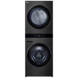 LG WKEX300HBA Laundry Center, AI DD 2.0, WashTower, TurboWash 360, Black Stainless Steel colour
Washer: 5.8 cu. ft. Capacity, 27 inch Width, 12 Wash Cycles, Steam Clean, 1,300 RPM Spin Speed, Water Heater, Wifi Enabled
Dryer: 7.4 cu. ft. Capacity