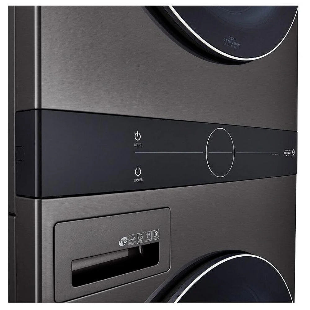 Single Unit Front Load LG WashTower™ with Centre Control™ 5.2 cu. ft. Washer and 7.4 cu. ft. Gas Dryer WKGX201HBA