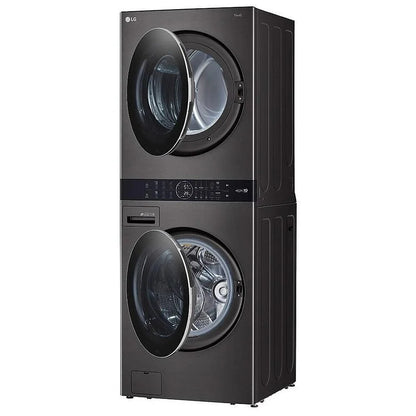 Single Unit Front Load LG WashTower™ with Centre Control™ 5.2 cu. ft. Washer and 7.4 cu. ft. Gas Dryer WKGX201HBA
