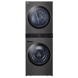 LG WKGX201HBA Laundry Center, AI DD, Gas Dryer,TurboWash 360, Wash Tower, Black Stainless Steel colour
Washer: 5.2 cu. ft. Capacity, 27 inch Width, 6 Wash Cycles, Steam Clean, 1,300 RPM Spin Speed, Water Heater
Dryer: 7.4 cu. ft. Capacity